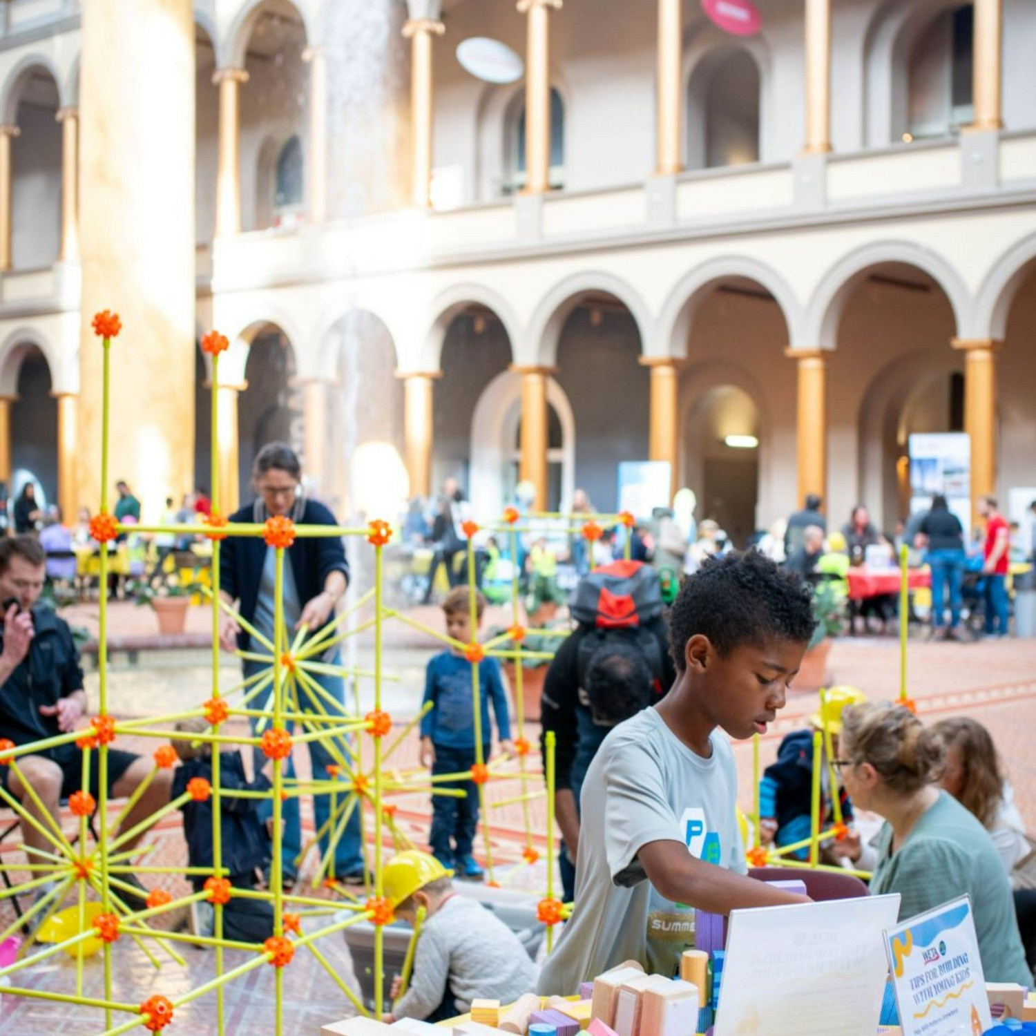 STEAM Saturday at the National Building Museum